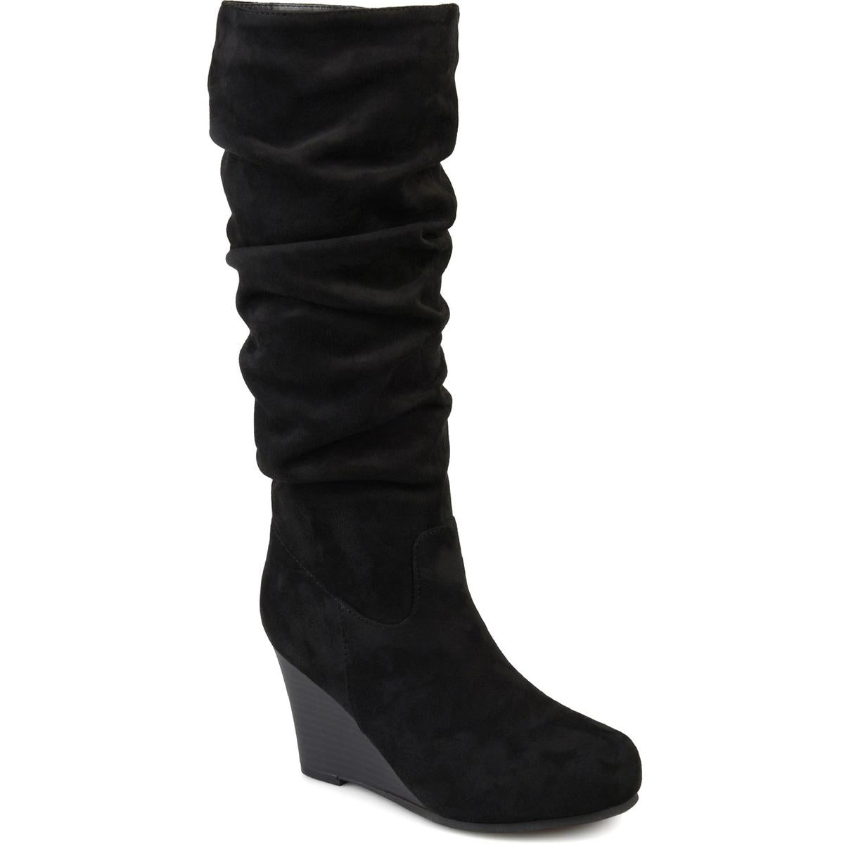 Haze Wide Calf Round Toe Mid-Calf Boots