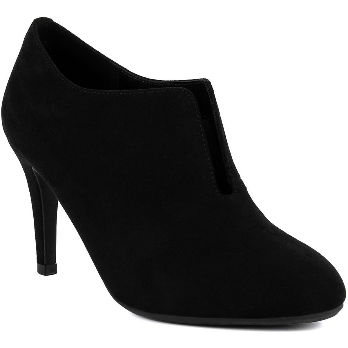 Kaipo Slit Faux Suede Pumps