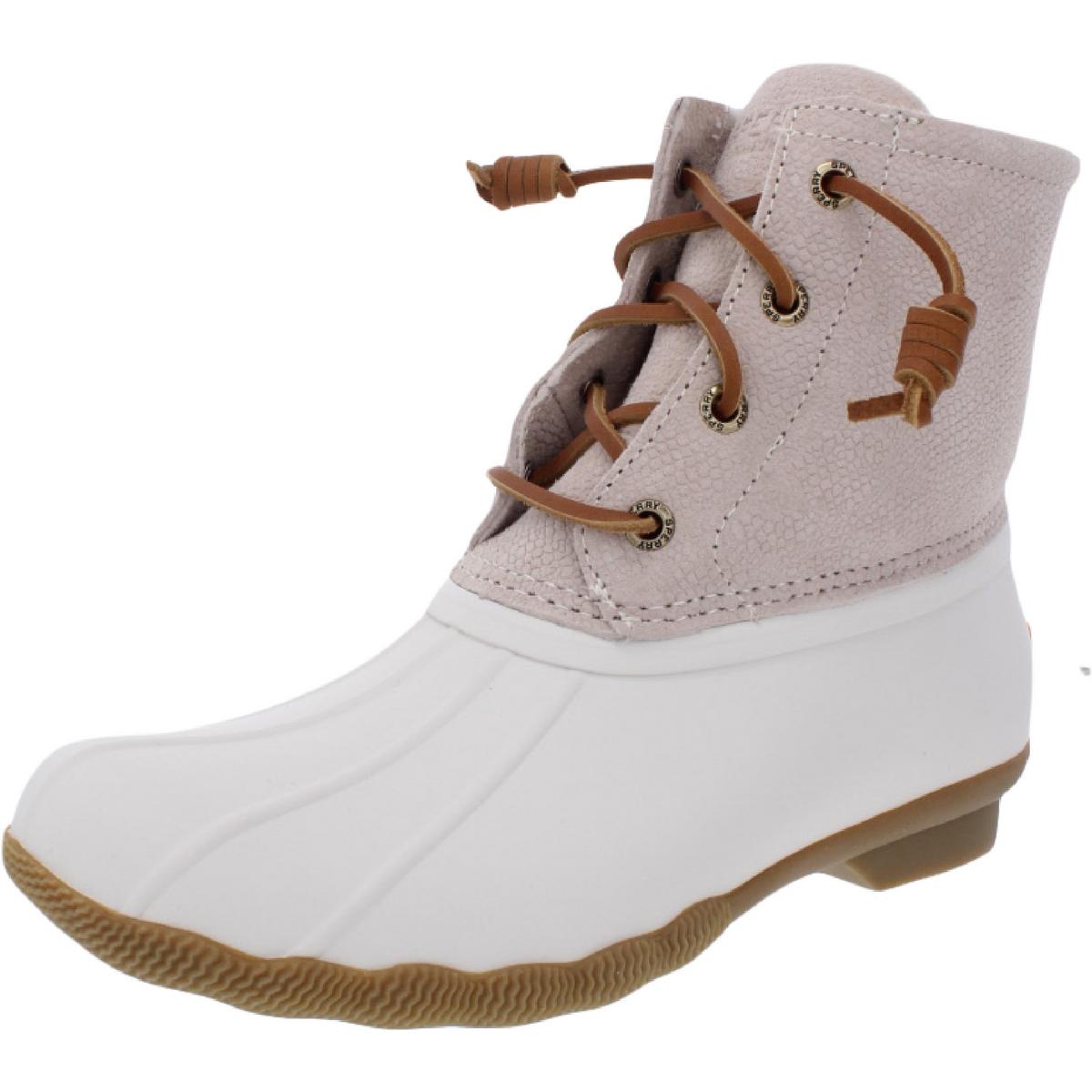 Saltwater Faux Fur Lined Lace Up Booties