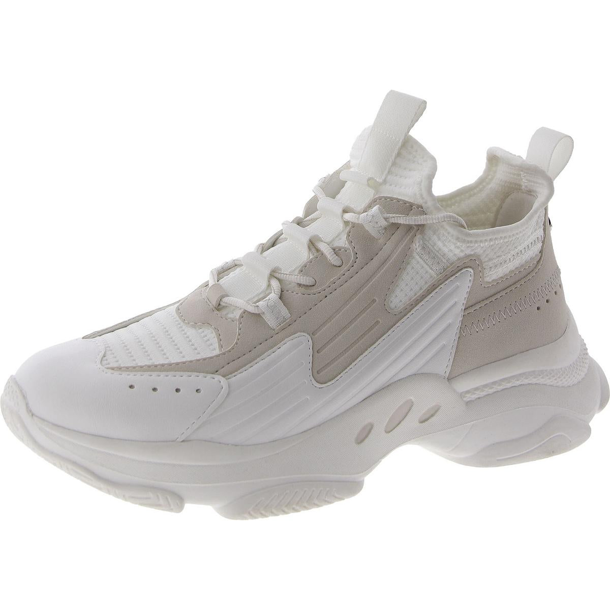 Maeve Mixed Media Lace-Up Casual And Fashion Sneakers