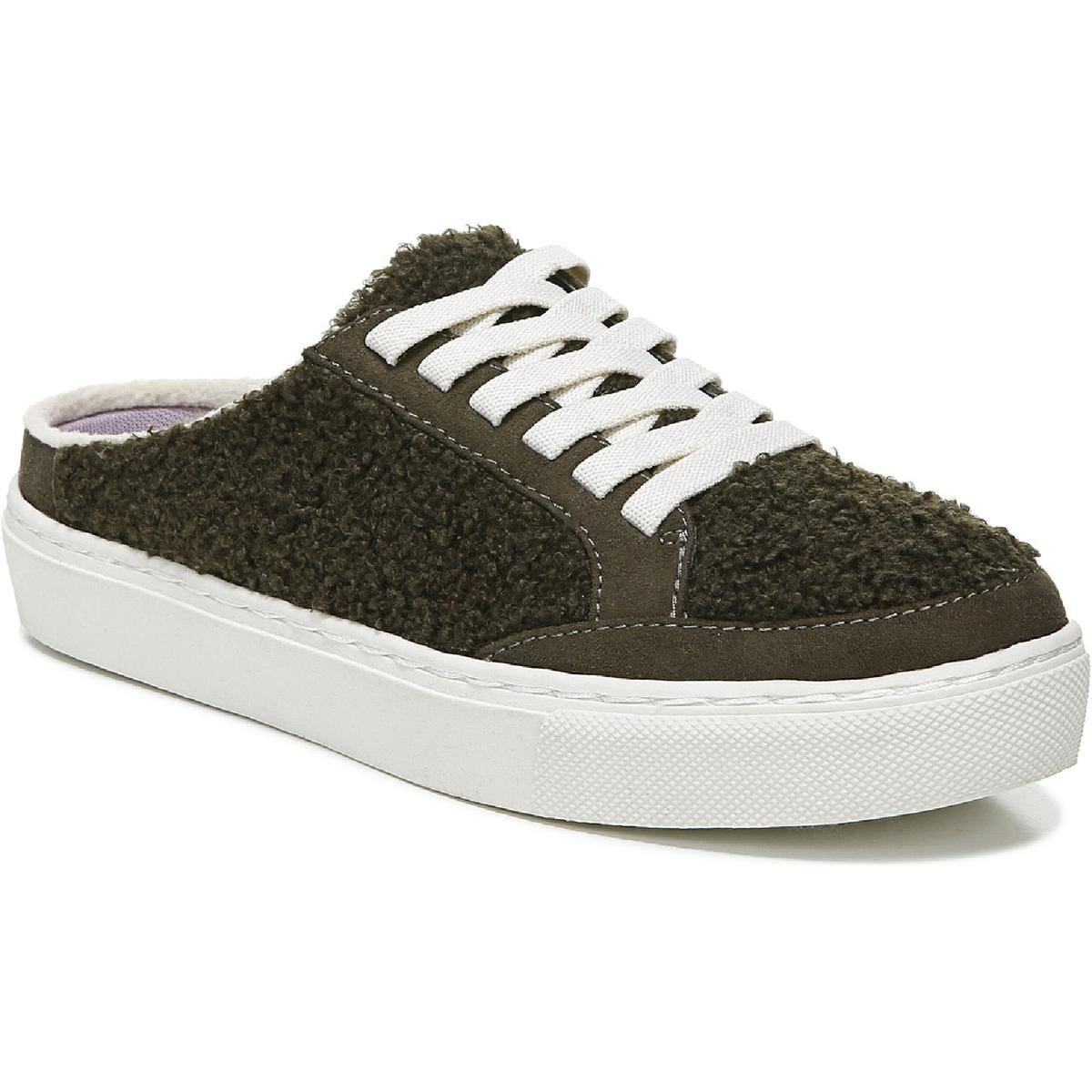 Dr. Scholl's NBD Faux Shearling or Wool Slip On Sneaker Mules