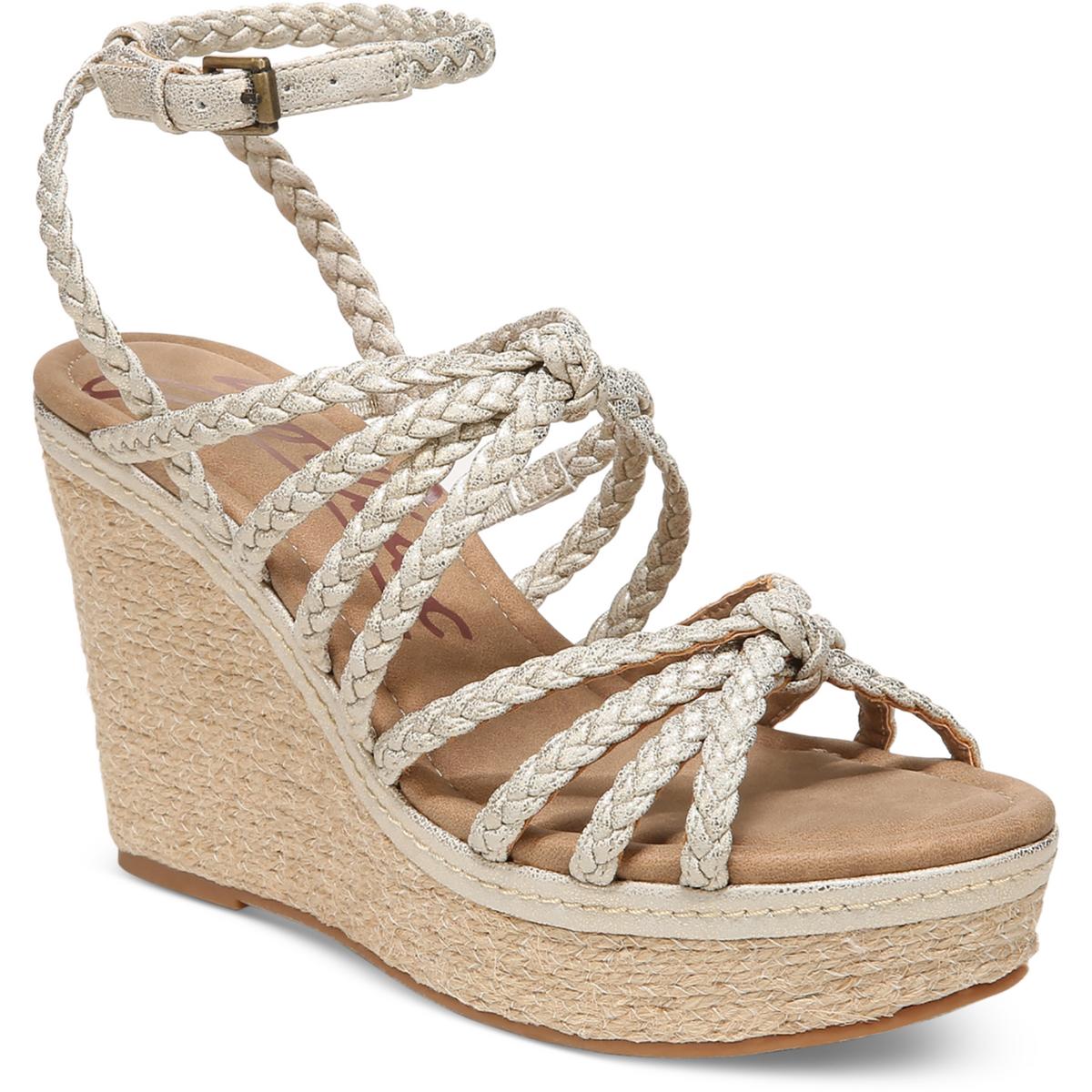 SHANA-ESPAD Braided Platform Wedge Heels