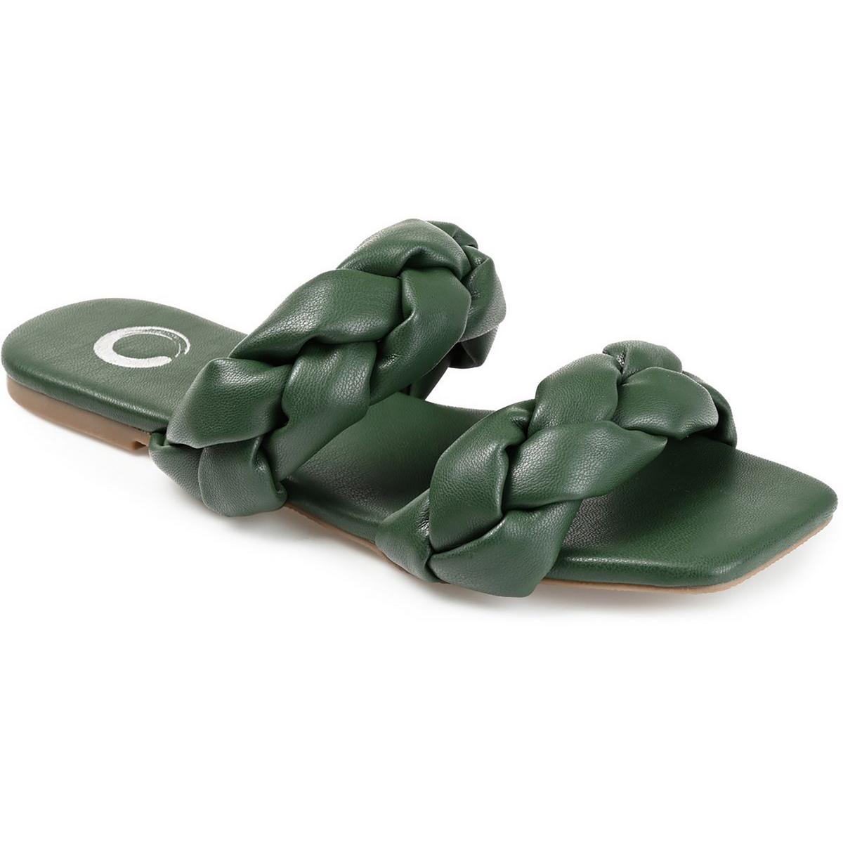 Arietta Slip On Open Toe Slide Sandals