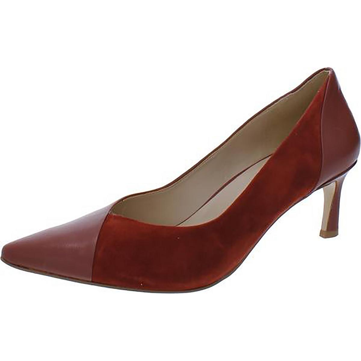 Faris Leather Pointed Toe Pumps