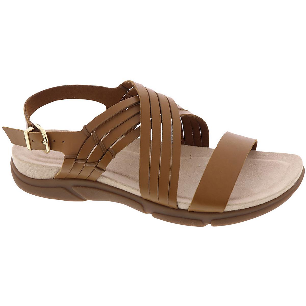 Marlis Leather Padded Sole Slingback Sandals