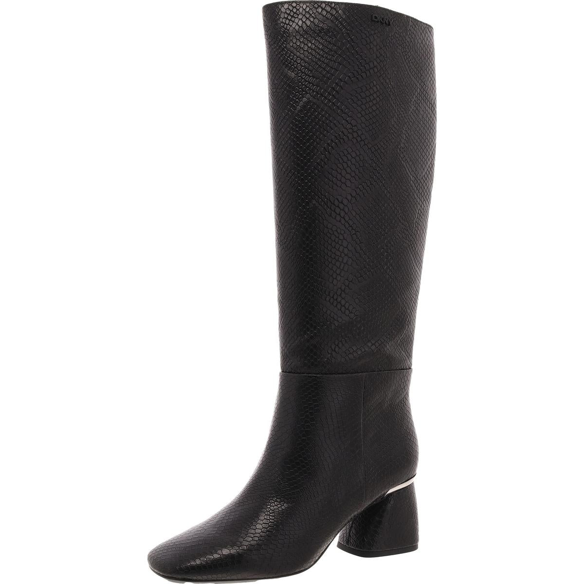 Cana Snake Print Faux Leather Knee-High Boots