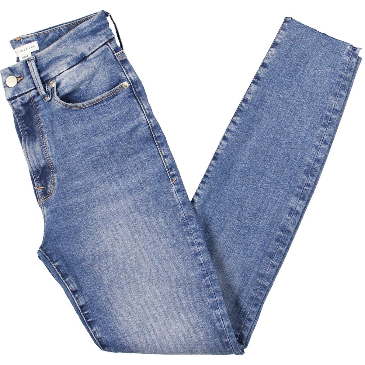 Low Rise Medium Wash Skinny Jeans