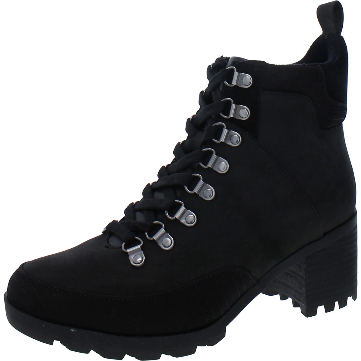 Spencer Zipper Lace-Up Booties