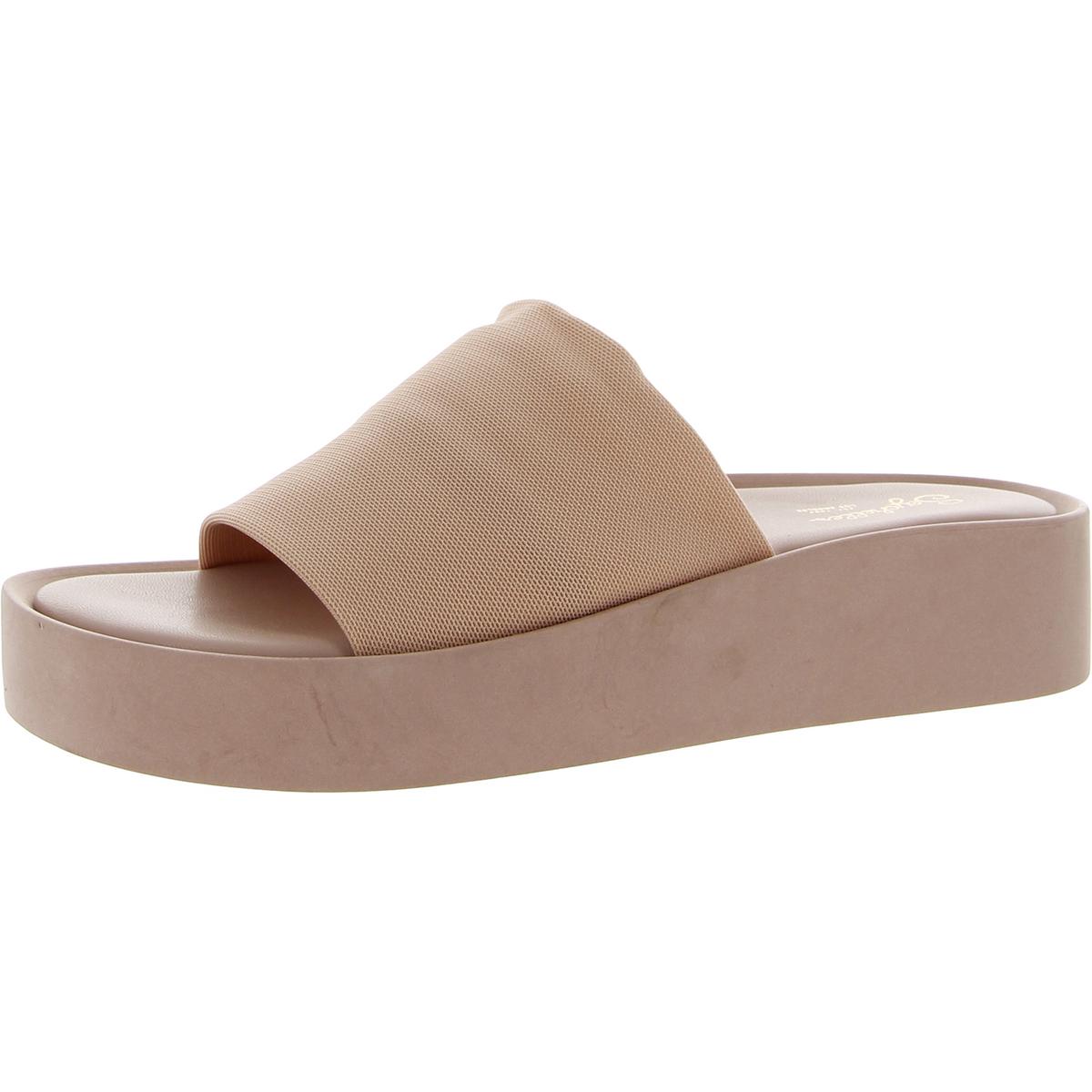 Catamaran Open Toe Slip On Platform Sandals