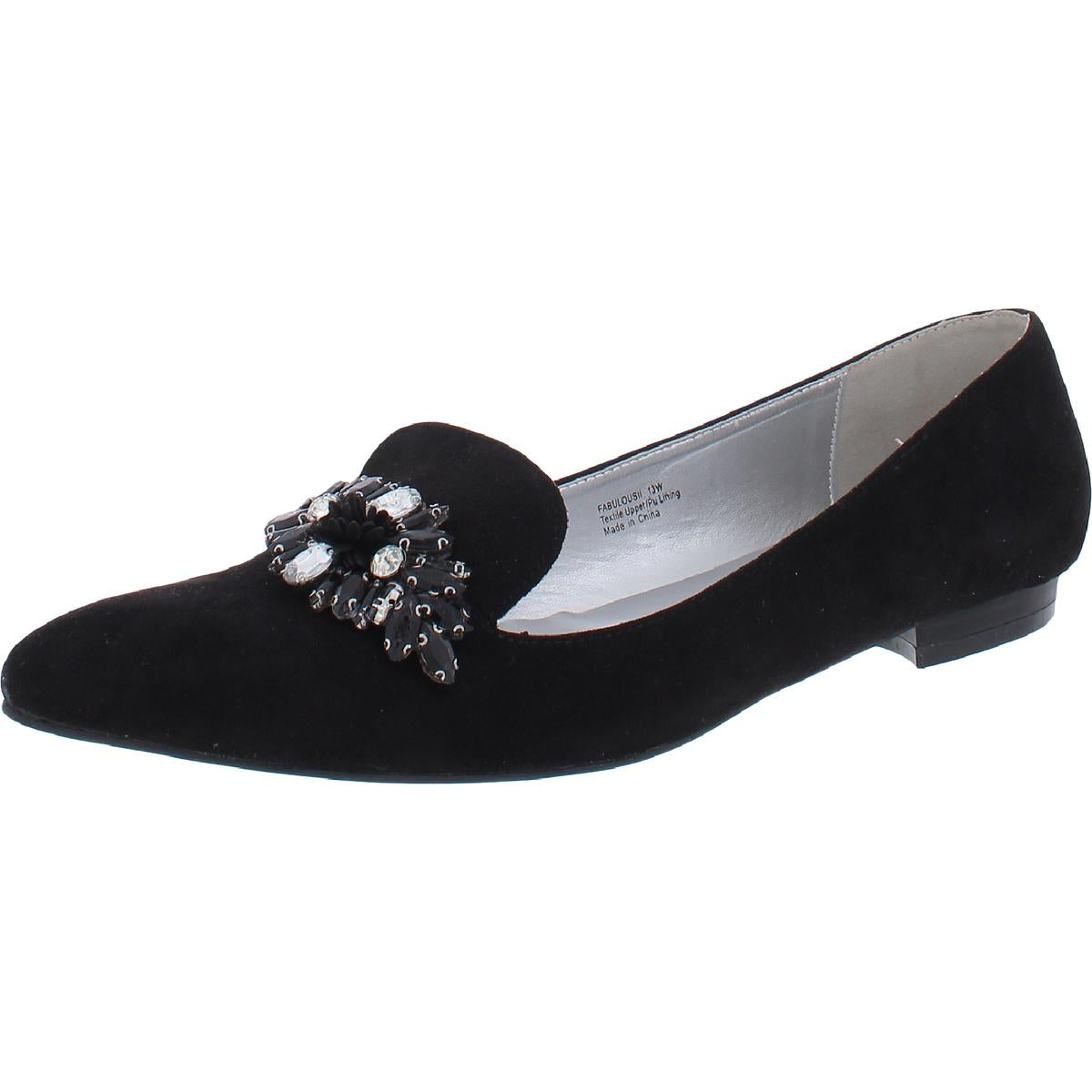 Fabulous II Faux Suede Embellished Loafers
