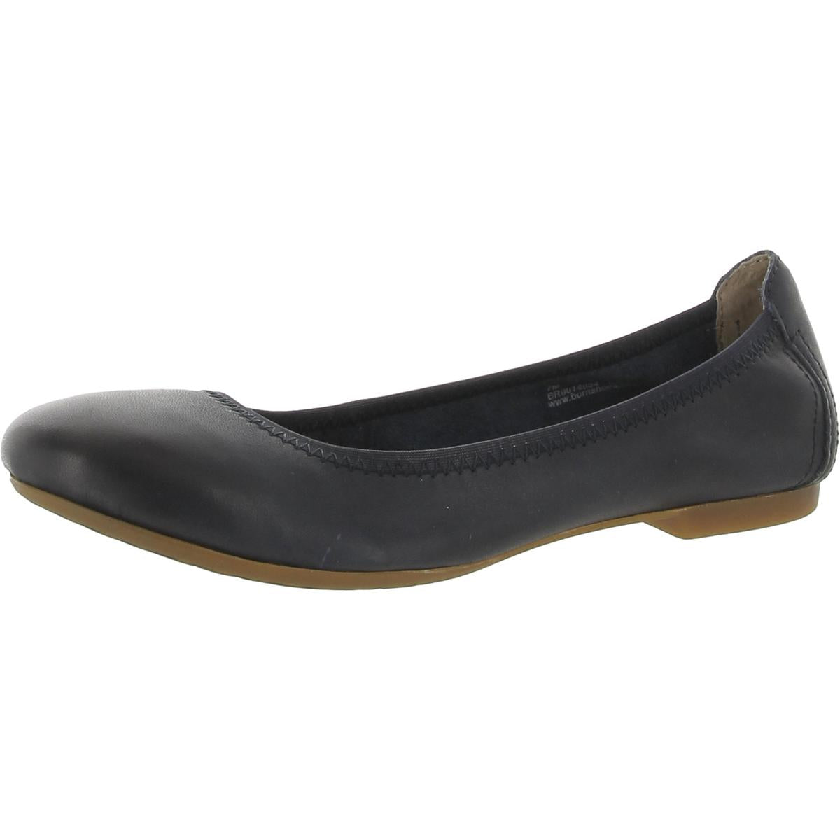 Julianne Leather Slip On Ballet Flats