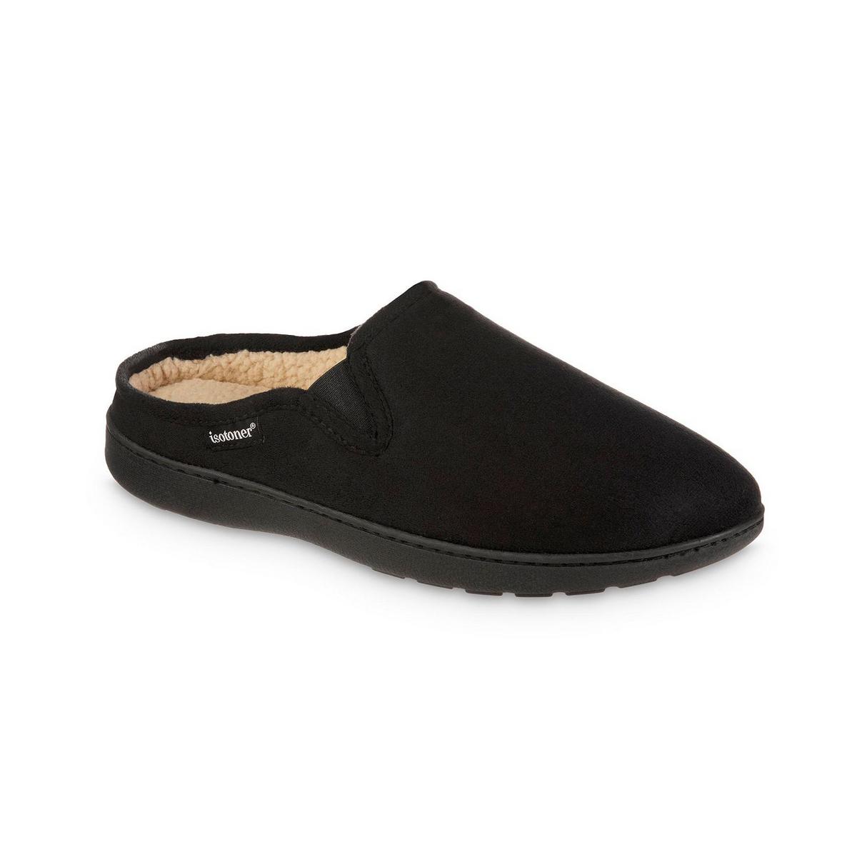 Faux Suede Slip On Slide Slippers