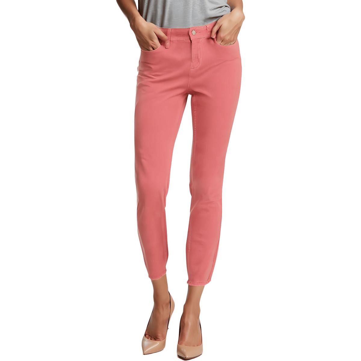 Alina Frayed Hem Corduroy Ankle Pants