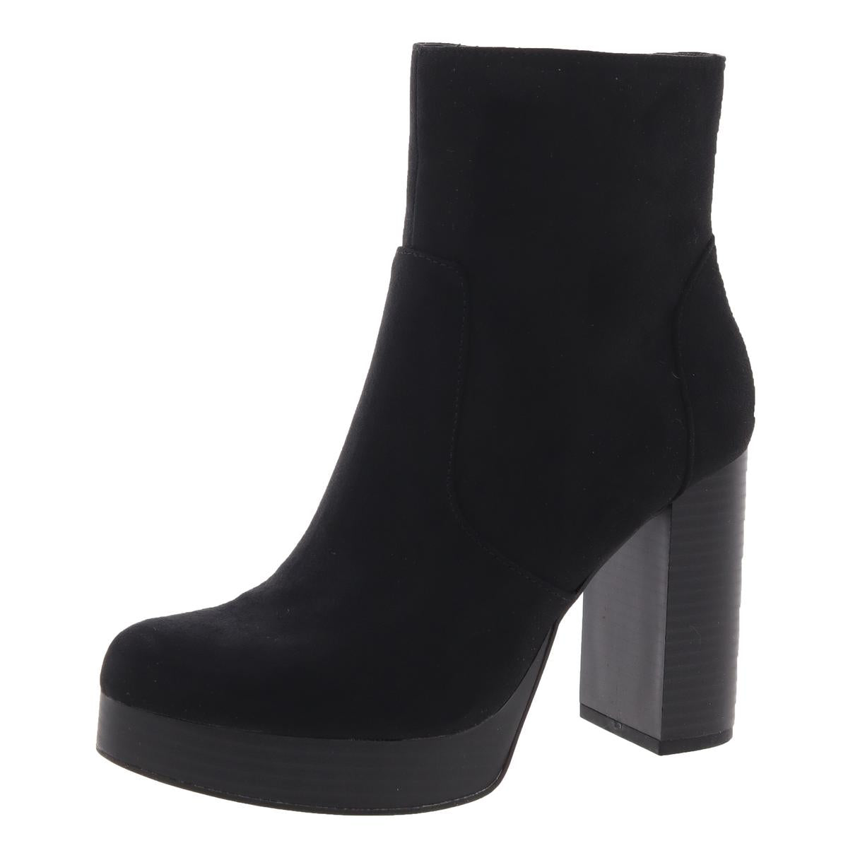 Patricee Cushioned Footbed Faux Suede Mid-Calf Boots