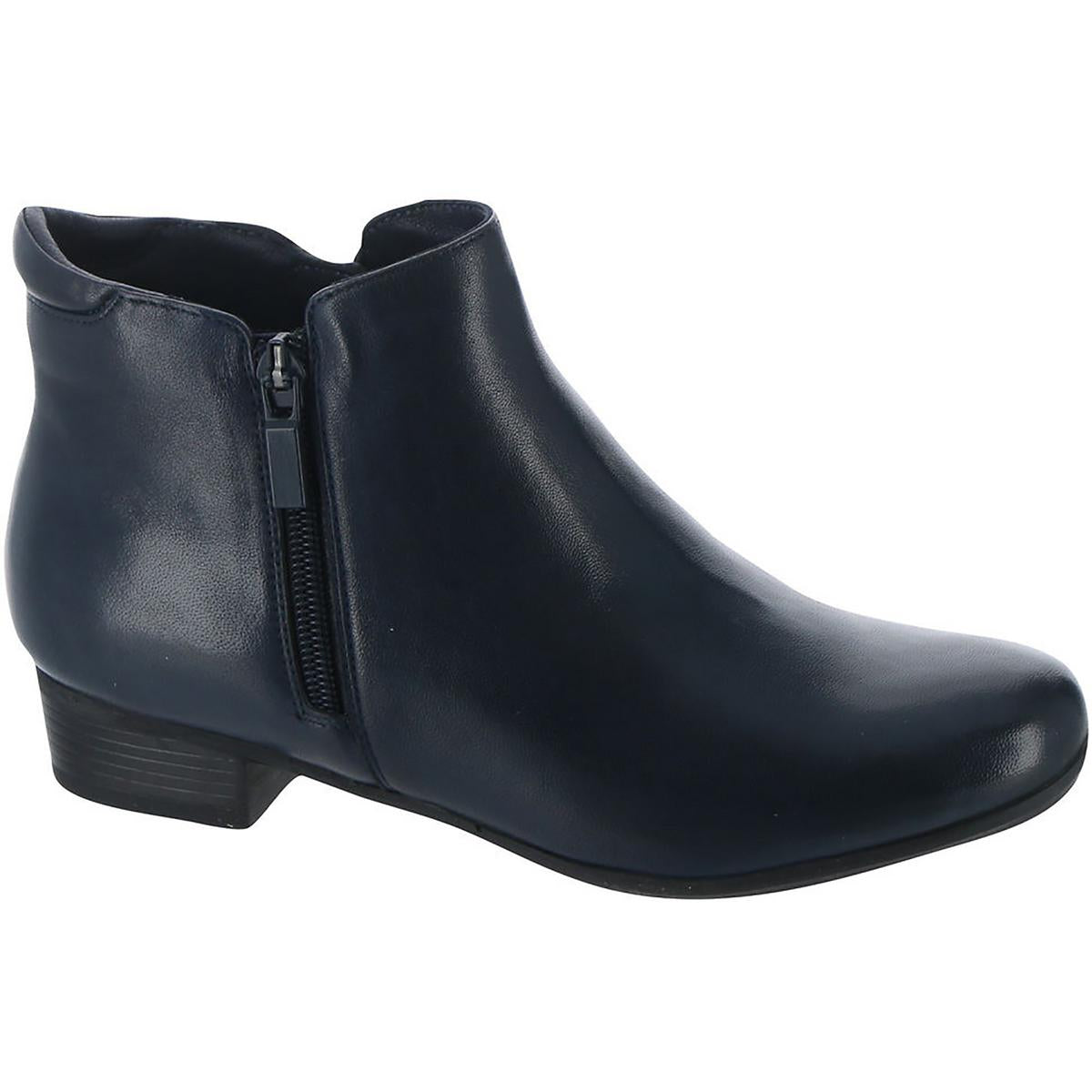 Major Leather Ankle Boots Booties