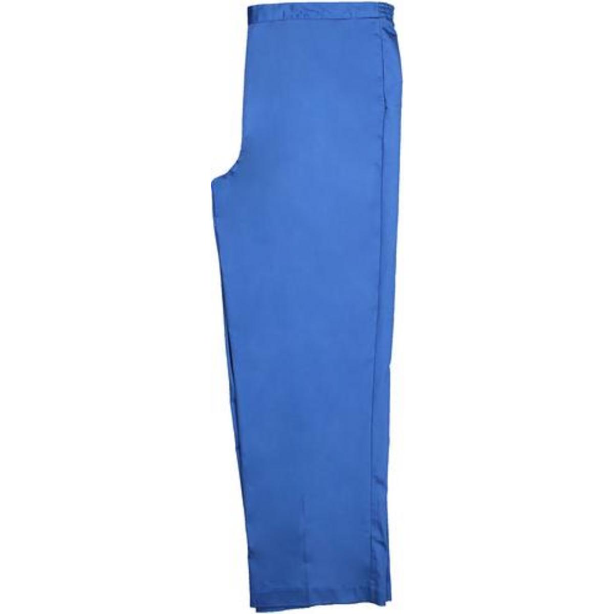 Stretch Cotton Straight Leg Pants