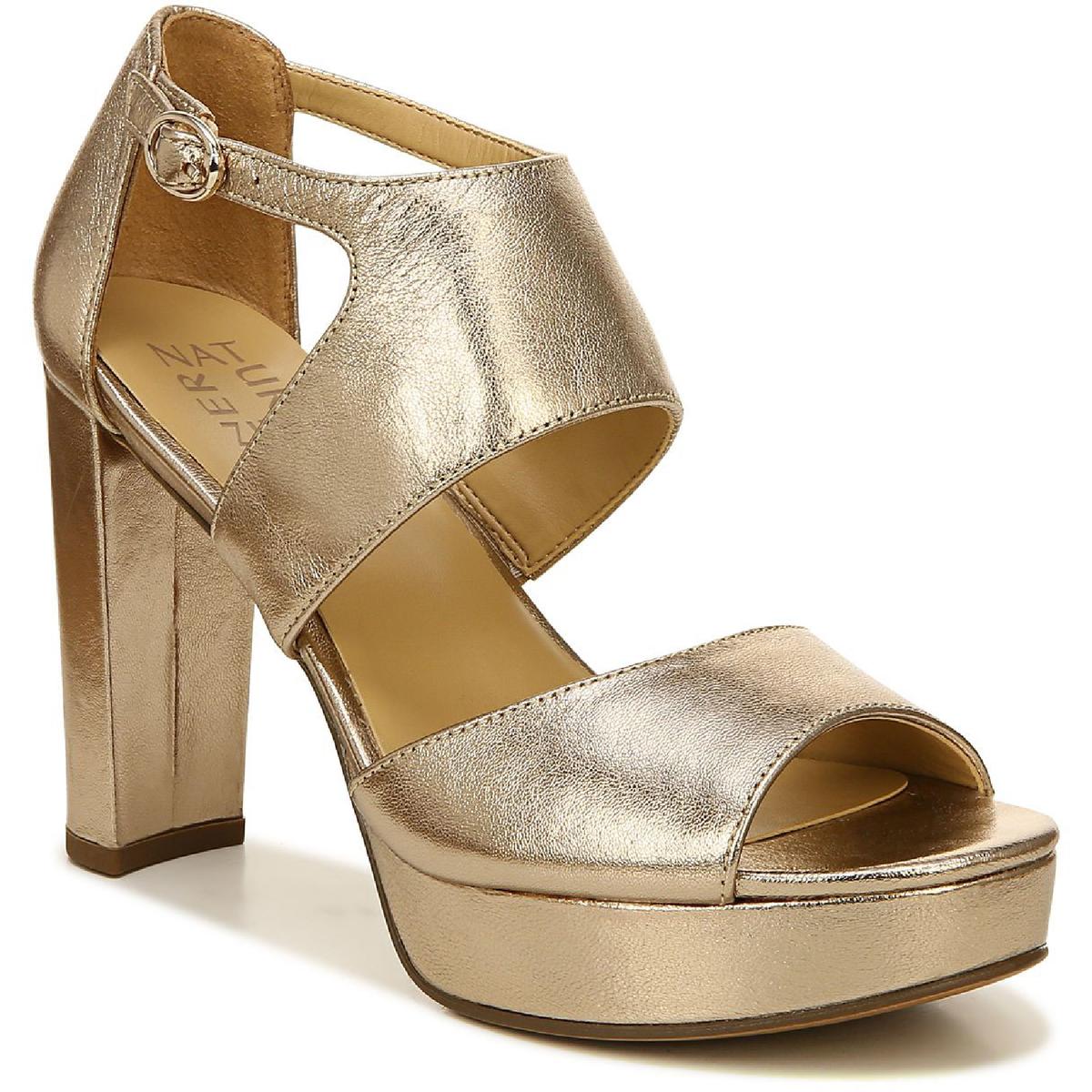 Mae Leather Ankle Strap Platform Sandals