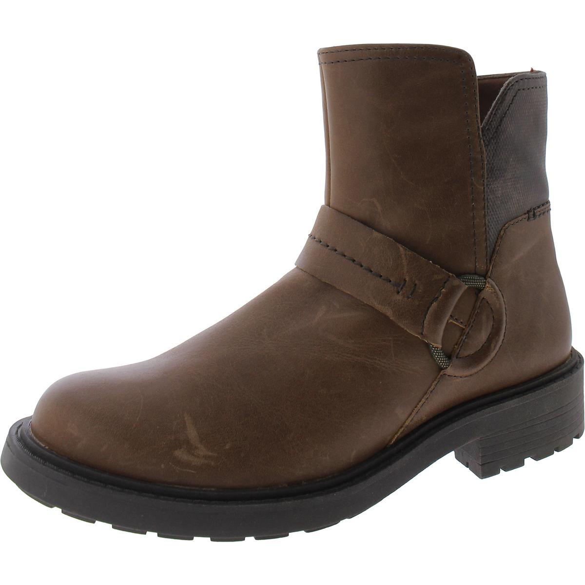 Opal Rose Leather Ankle Boots