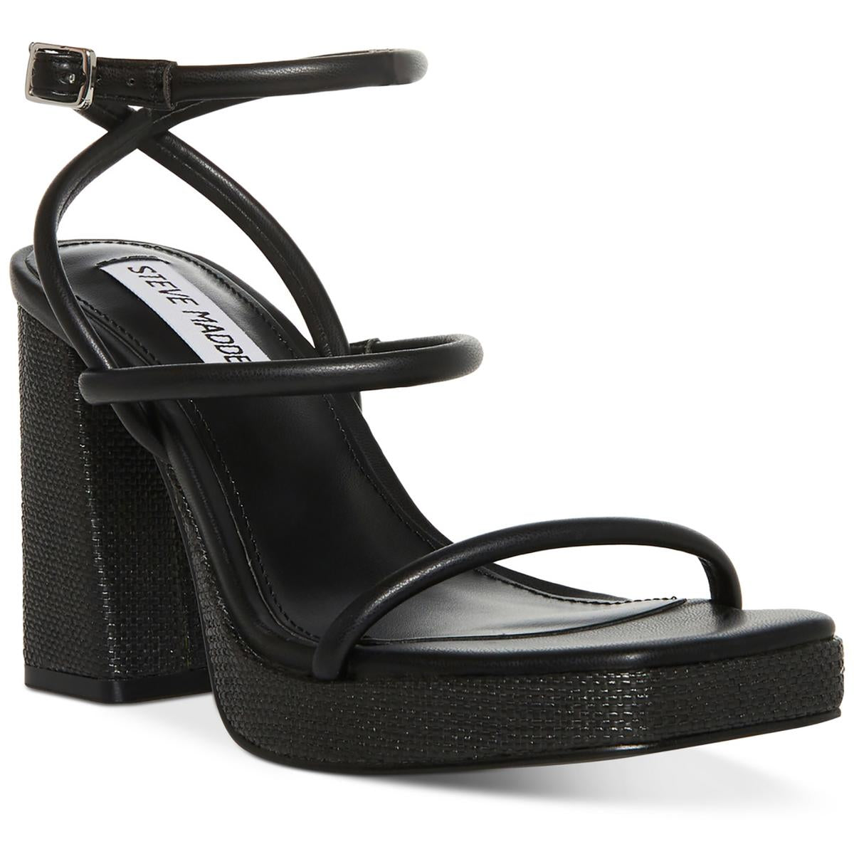 Pennie Faux Leather Platform Slingback Sandals