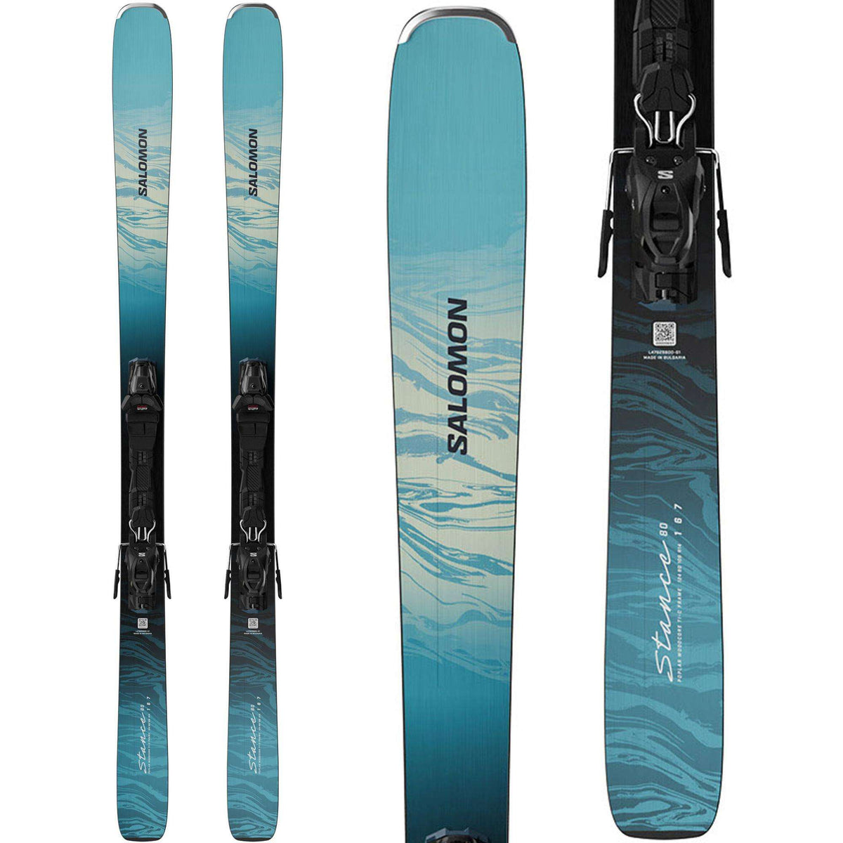 Salomon Stance 80 Skis + M10 Bindings - 2026 - Women's