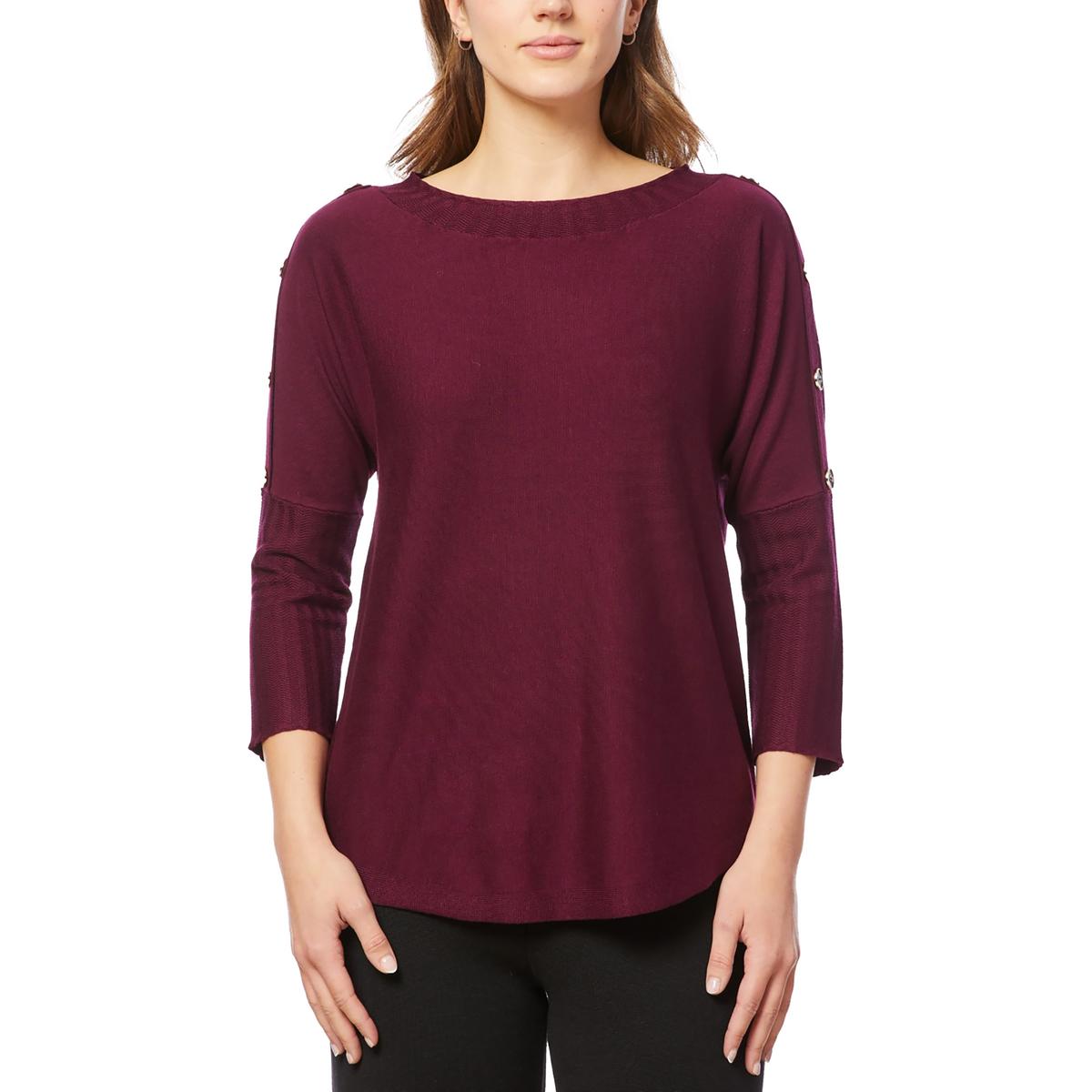 Button Knit Pullover Sweater