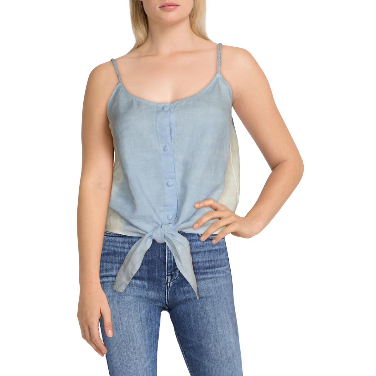 Linen Tie Front Cami