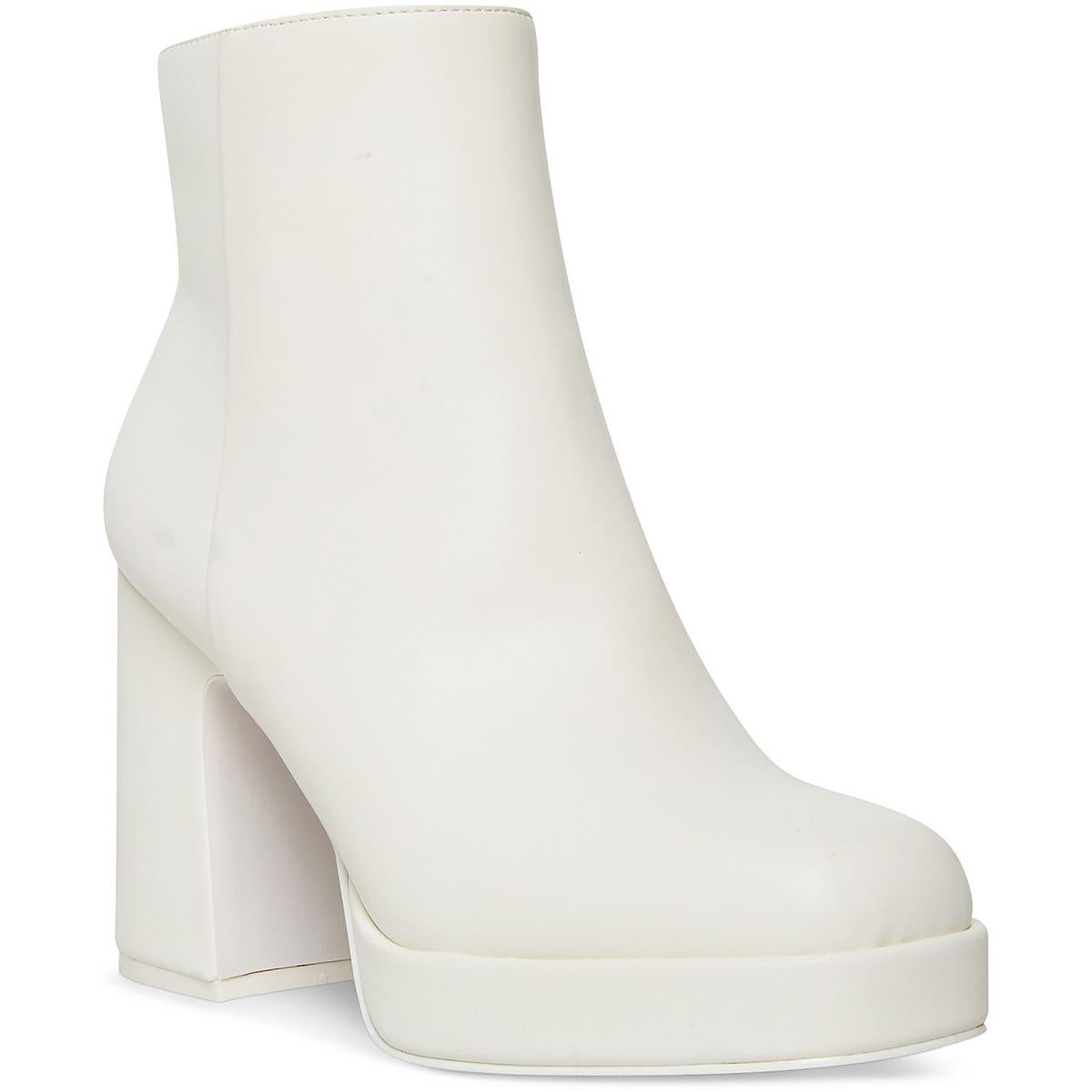 Activatte Faux Leather Platforms Ankle Boots