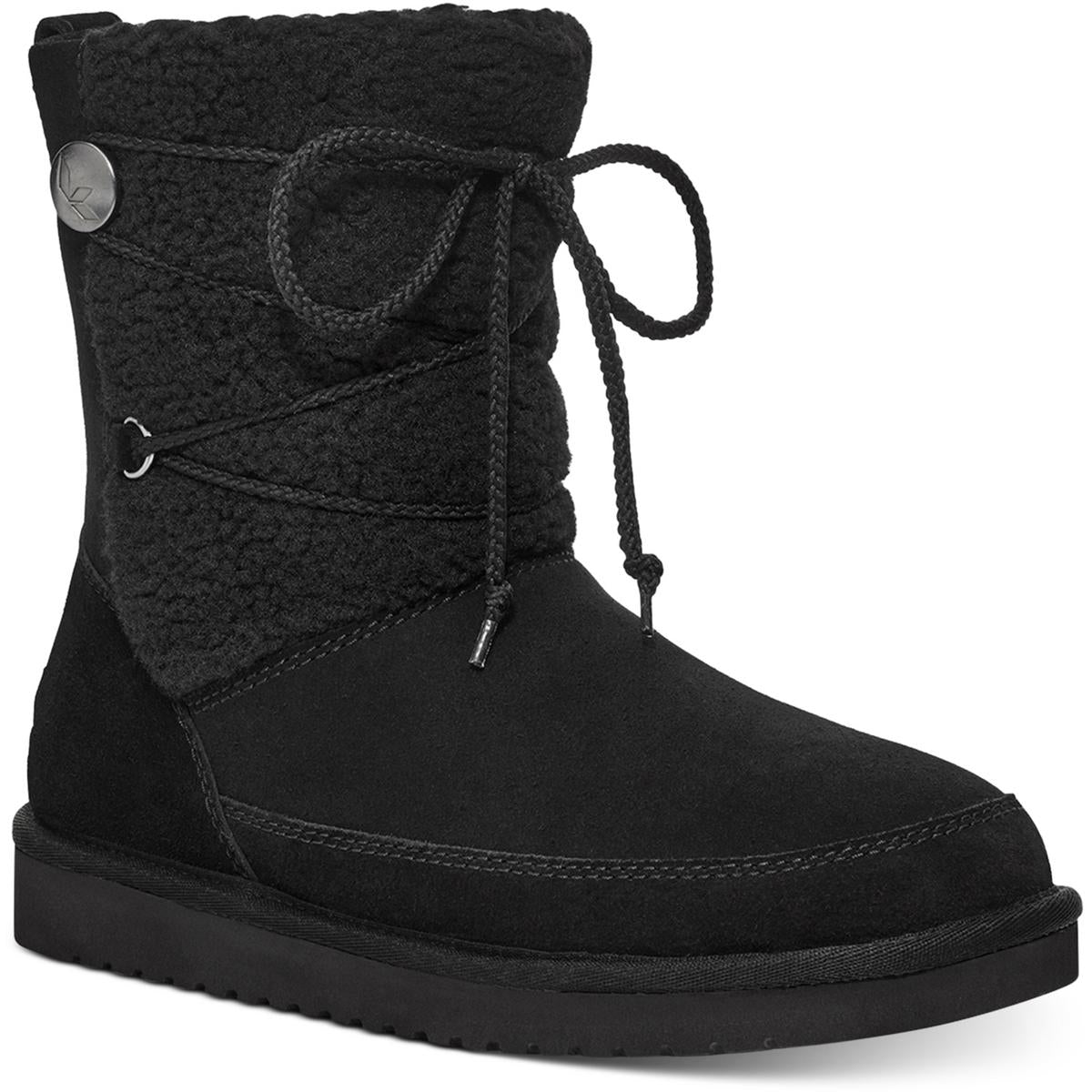 Michon Mid-Calf Round Toe Booties