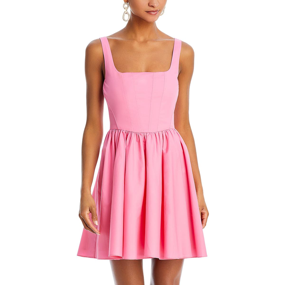 Jade Corset Square Neck Mini Dress