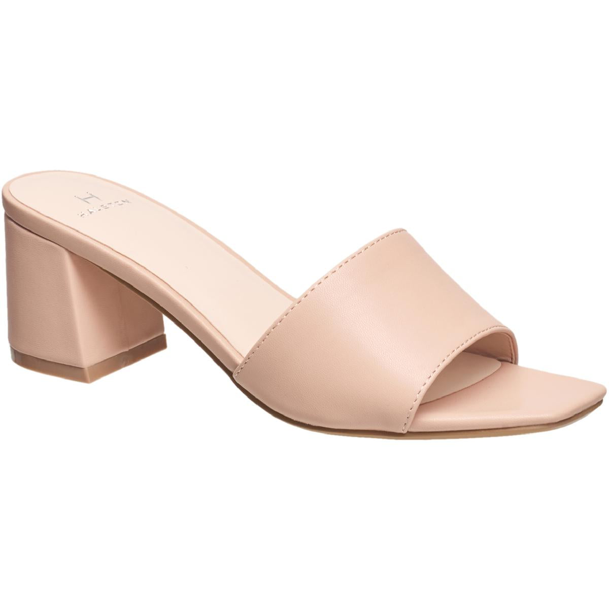 Vegan Leather Dressy Heel Sandals