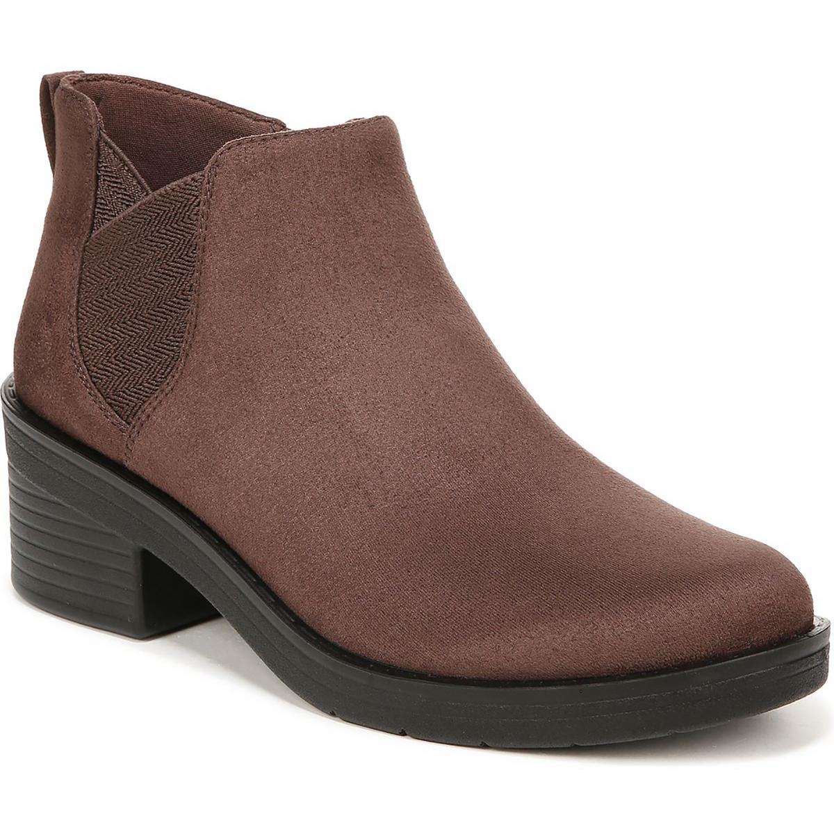 Ontario Faux Suede Chelsea Booties