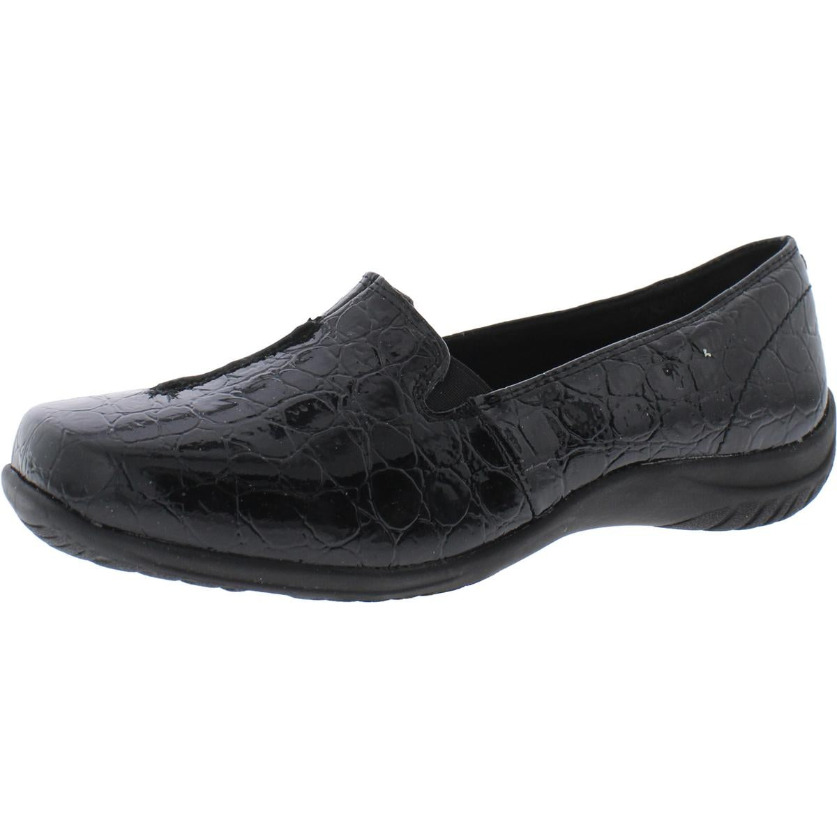 Purpose Patent Leather Snake Print Fashion Loafers