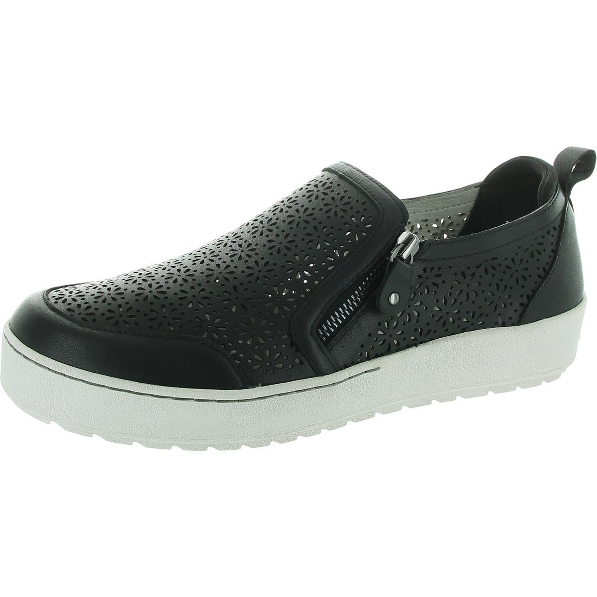 Cushioned Footbed Leather Casual And Fashion Sneakers