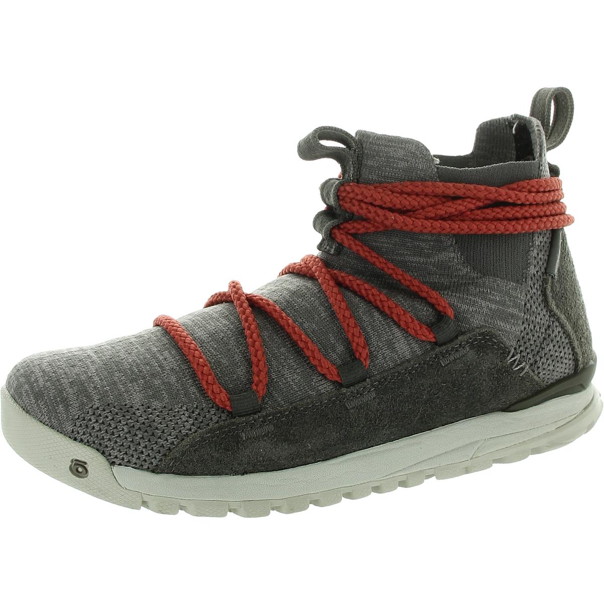 Lena Mid Lace-Up Knit Hiking Shoes