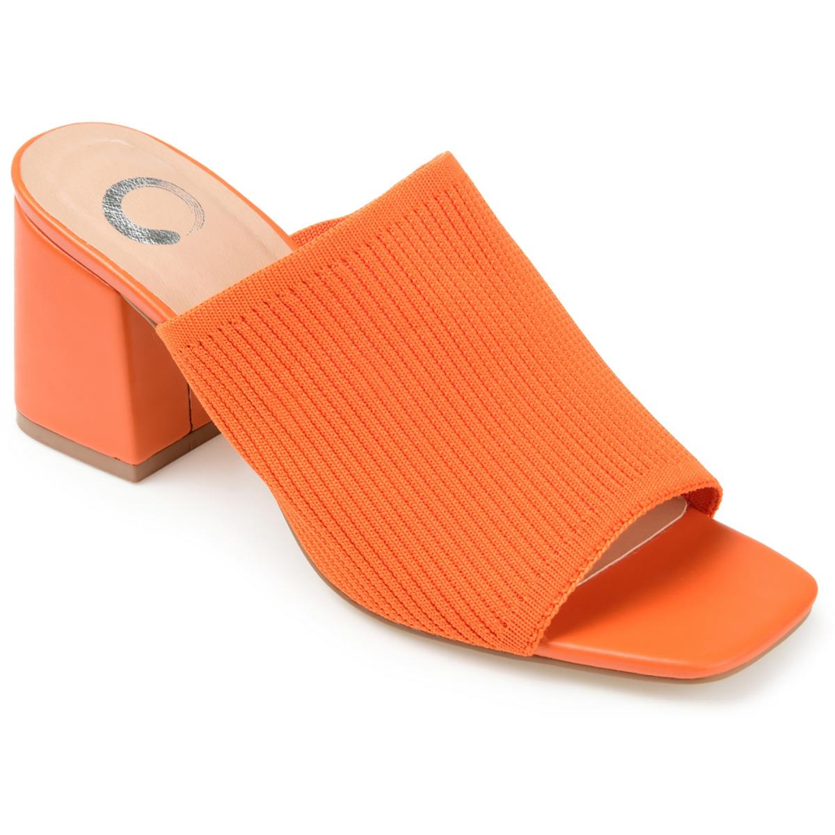 Lorenna Slip On Block Heel Mule Sandals