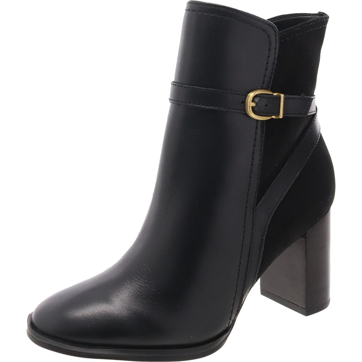 Bexley Buckle Leather Booties