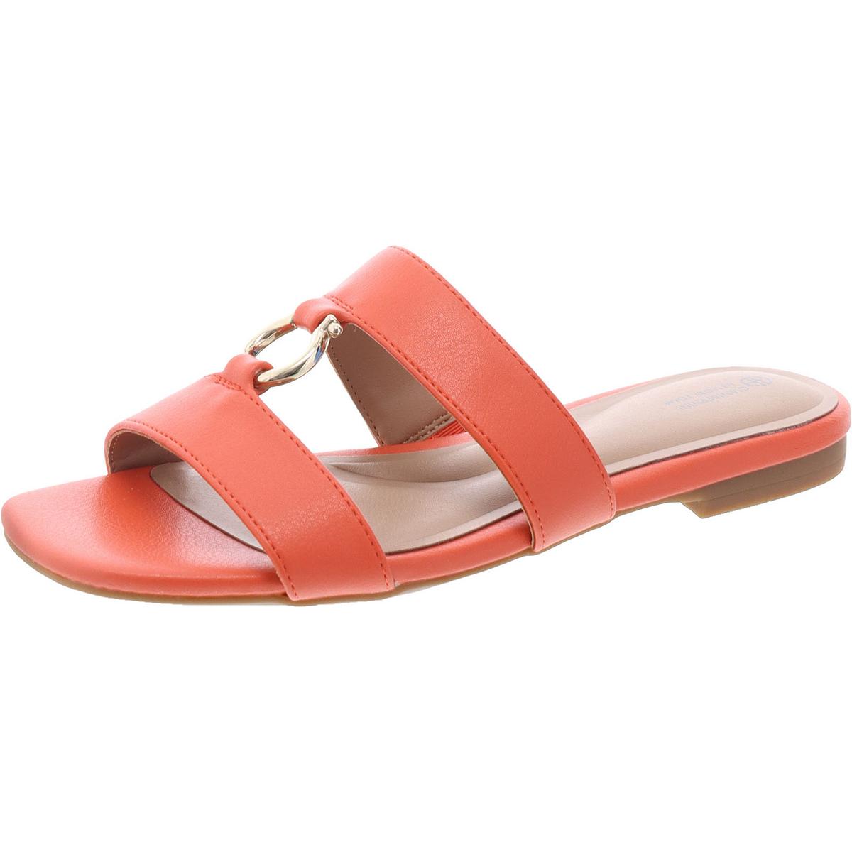 Caitlynn Embellished Slip On Slide Sandals