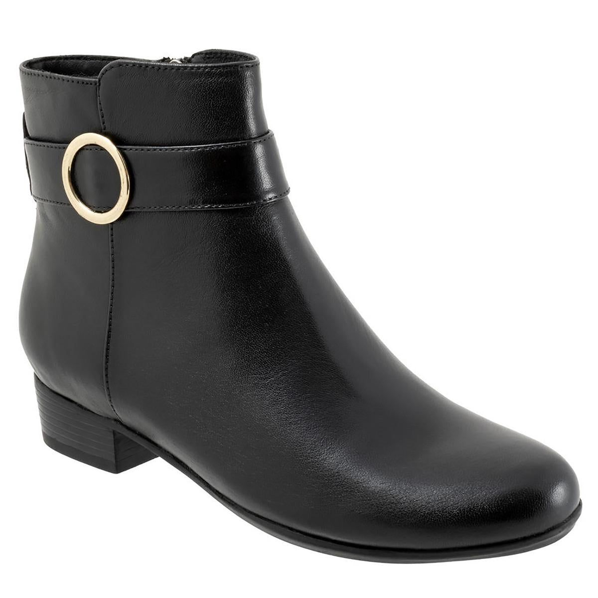 Melody Leather Ankle Booties