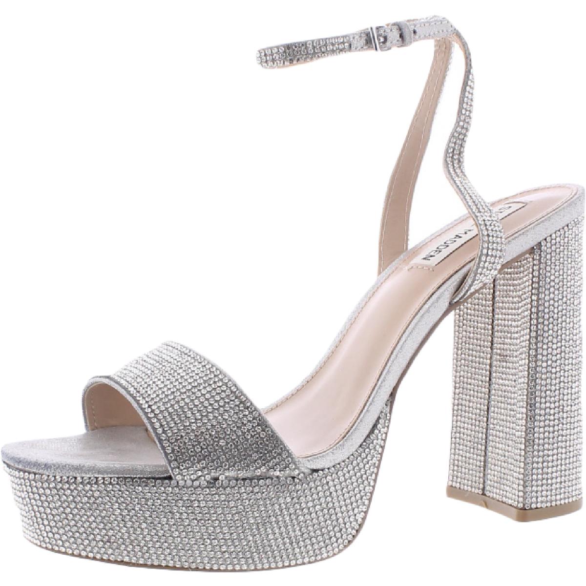 Lessa Glass Open Toe Heel Sandals