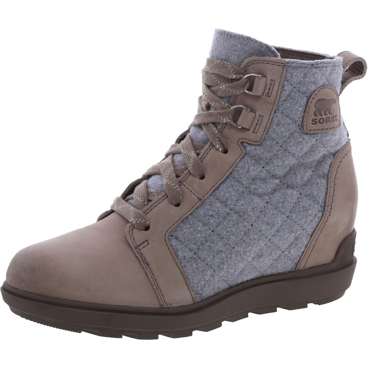 Evie II NW Quilted Lace-Up Ankle Boots