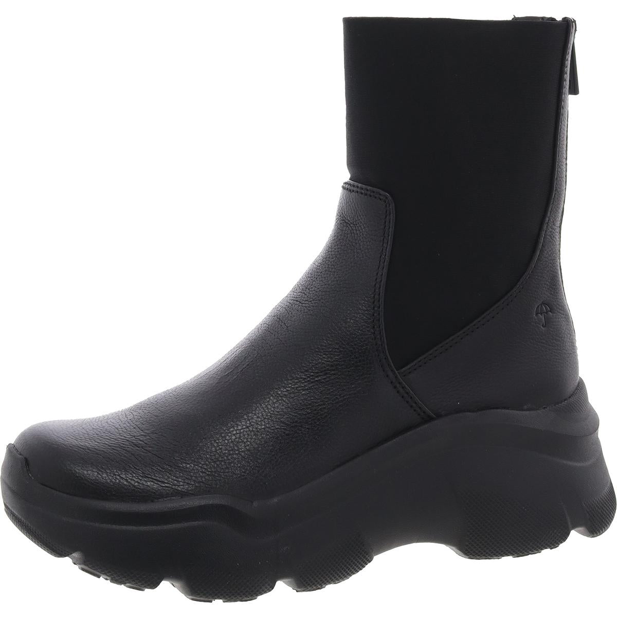 Oaklee Water Resistant Leather Ankle Boots