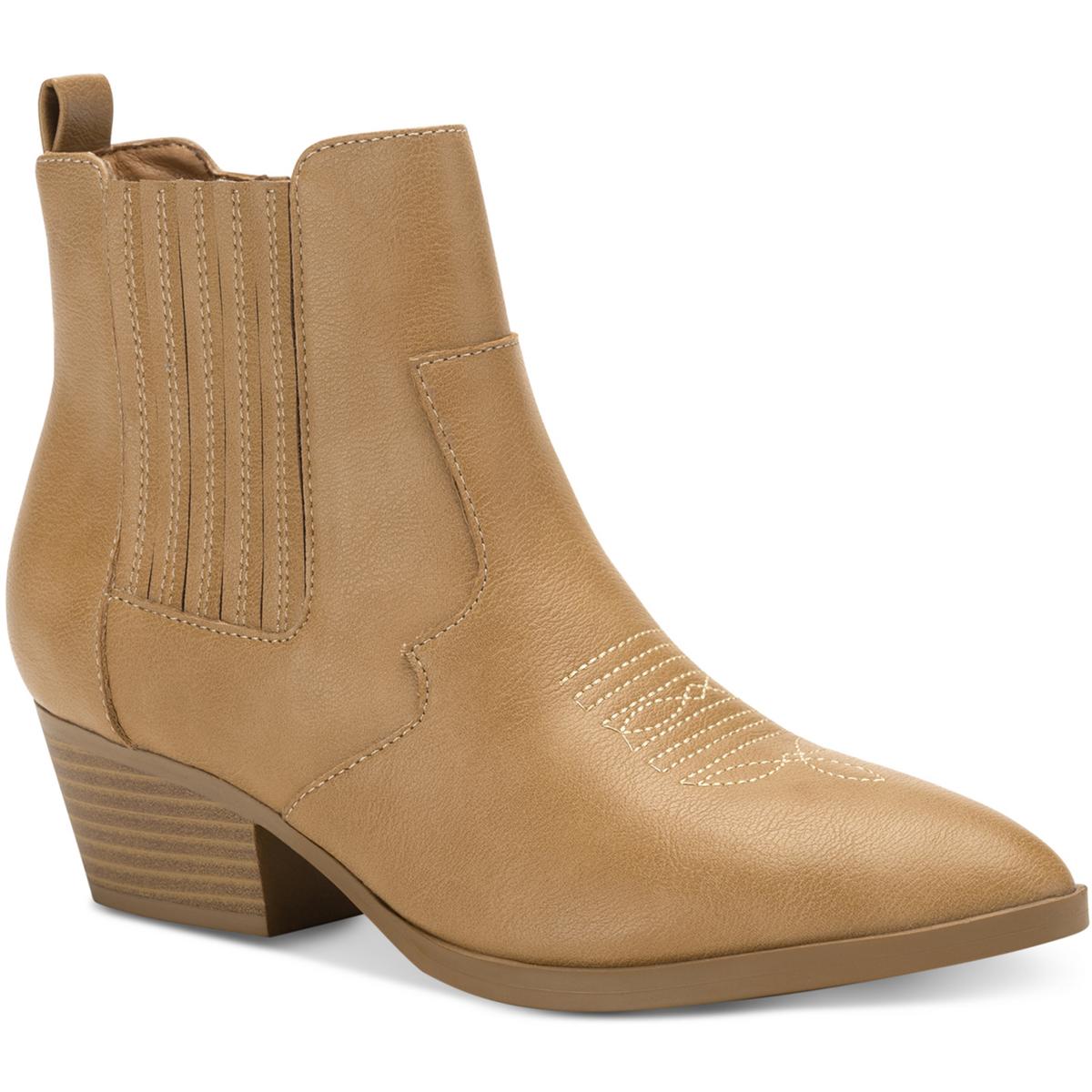 Grangerr Faux Leather Booties