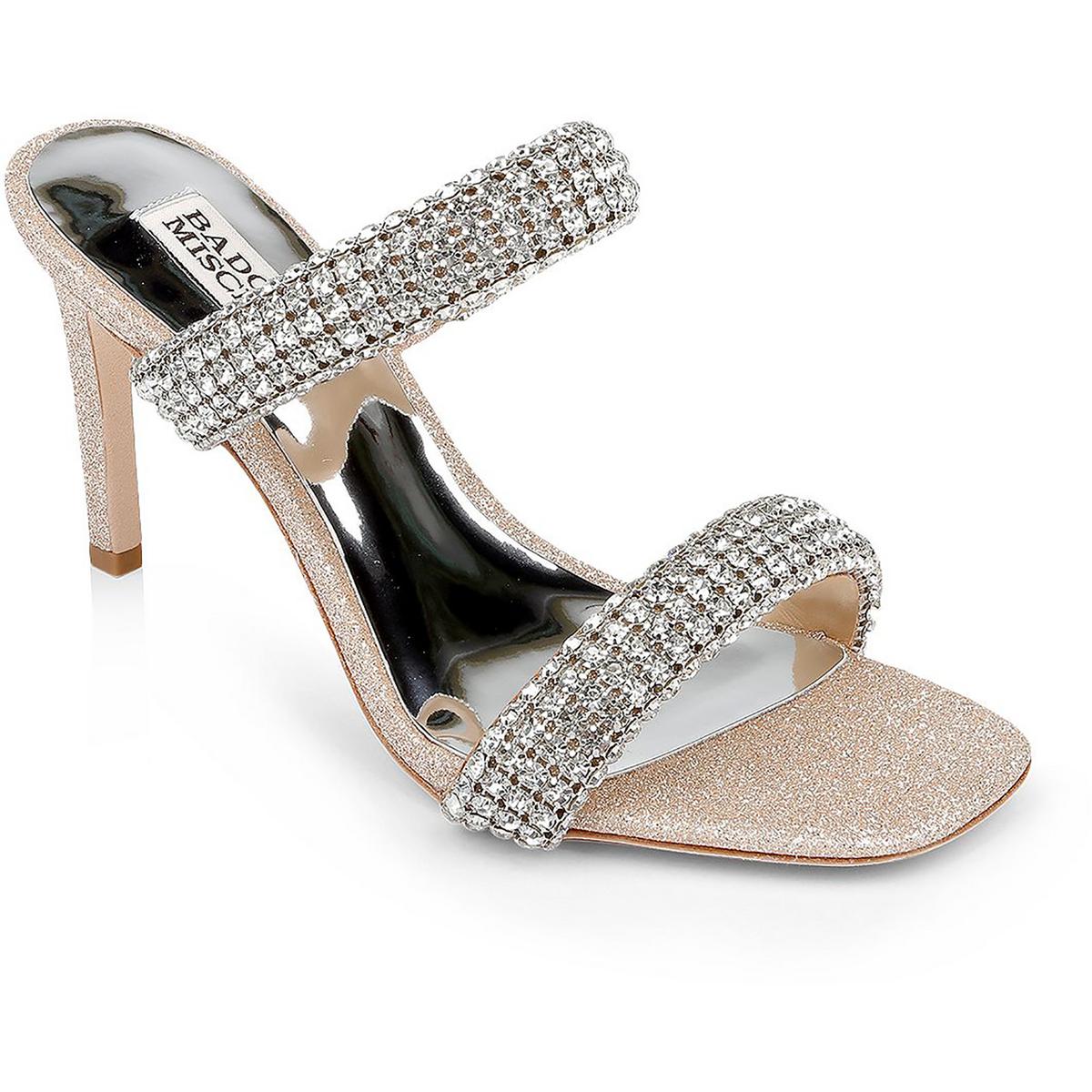 Sade Leather Embellished Heels