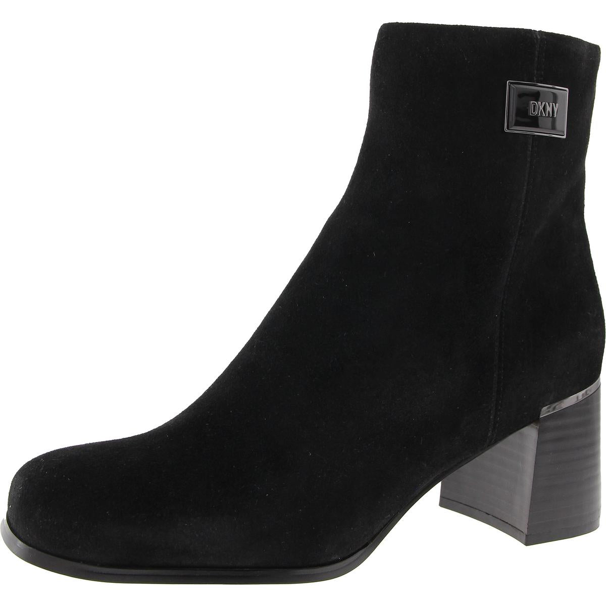 Ranya Zipper Suede Booties