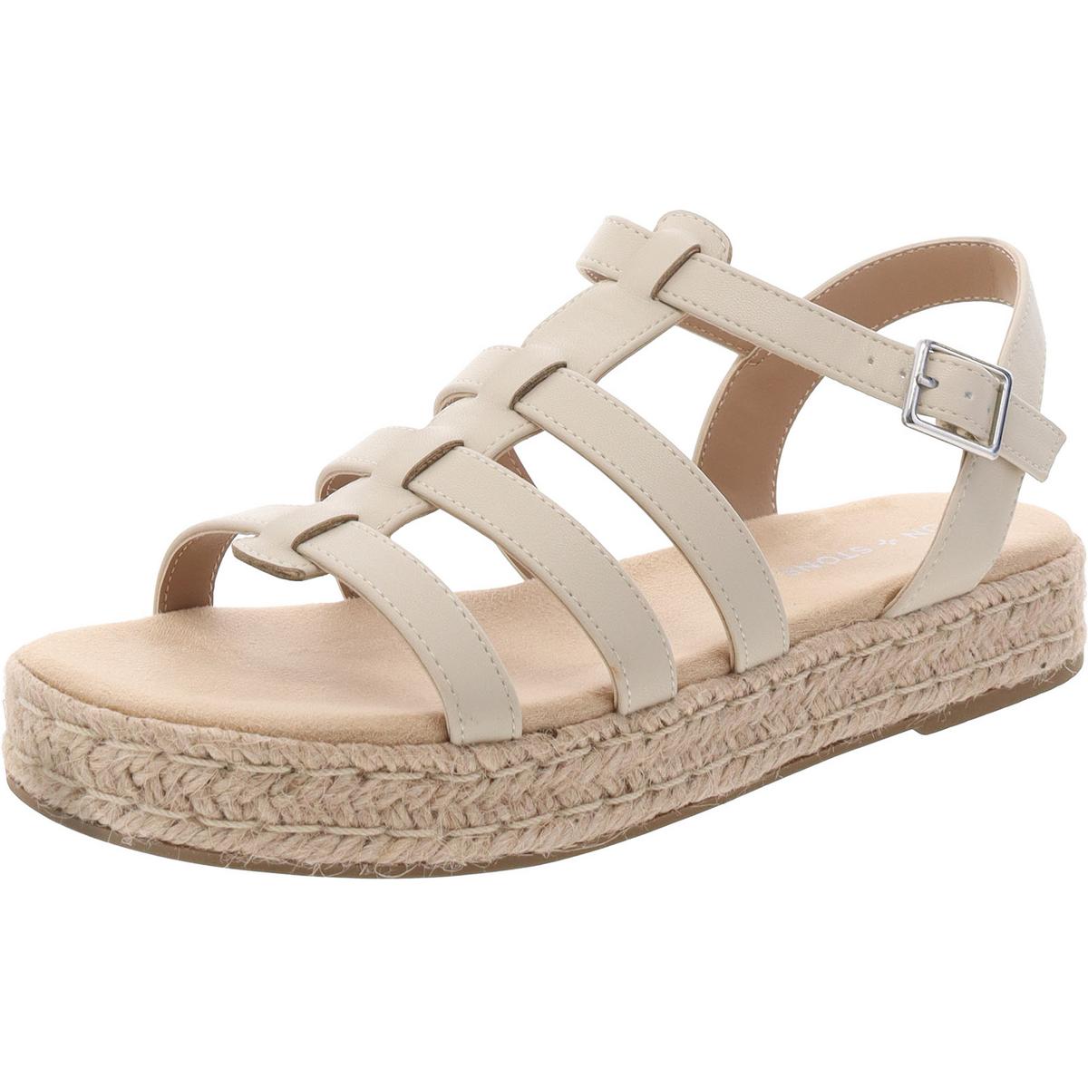 Ryker Strappy Faux Leather Flatform Sandals