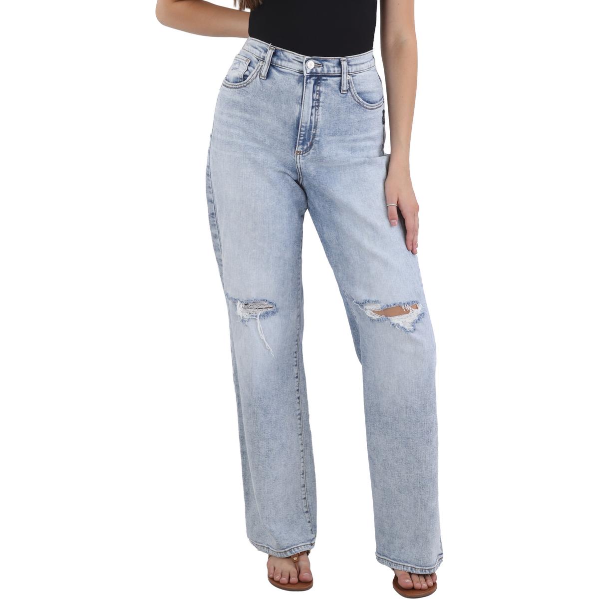 Highly Desirable Trouser Distressed Straight Leg Jeans